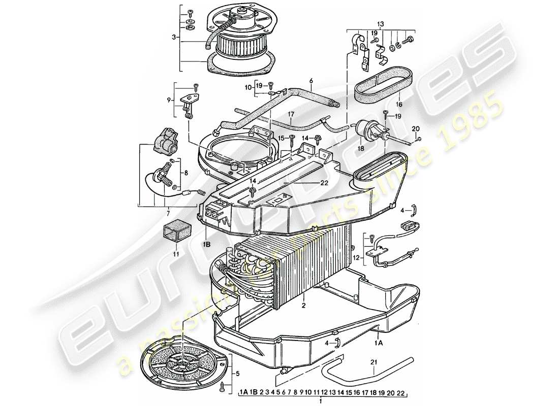porsche 1981 (924) aire acondicionado - f 92-cn402 198>> - f 93-cn100 306>> diagrama de piezas