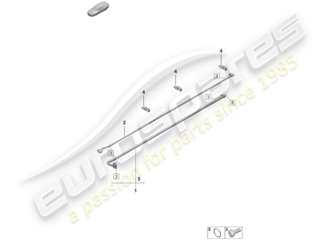 porsche 2020 (992-1) aire acondicionado diagrama de piezas