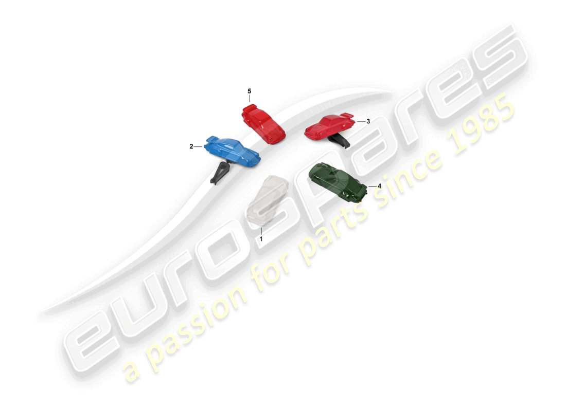 porsche 2007 (987 cayman) dispensador de aroma diagrama de piezas