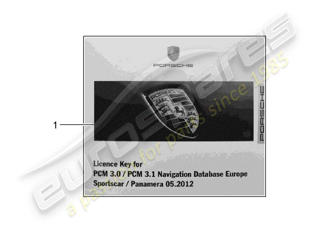 porsche 2002 (tequipment) documento de liberación para diagrama de piezas