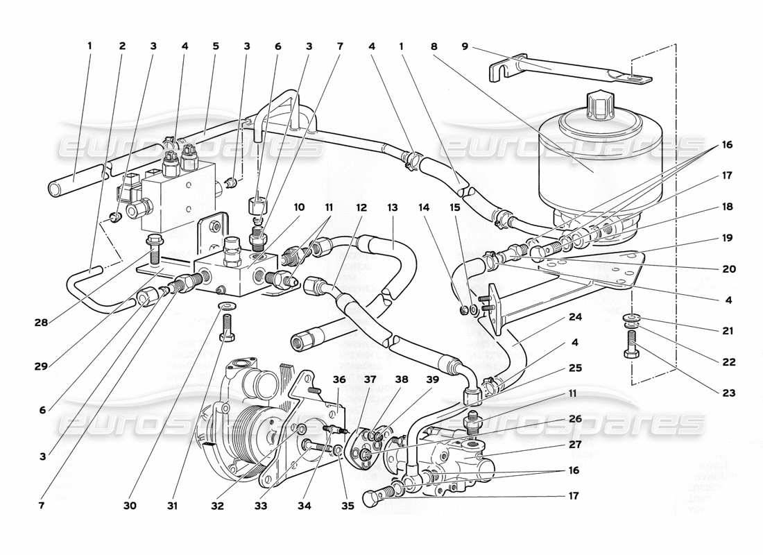 diagrama de pieza que contiene el número de pieza 004036493