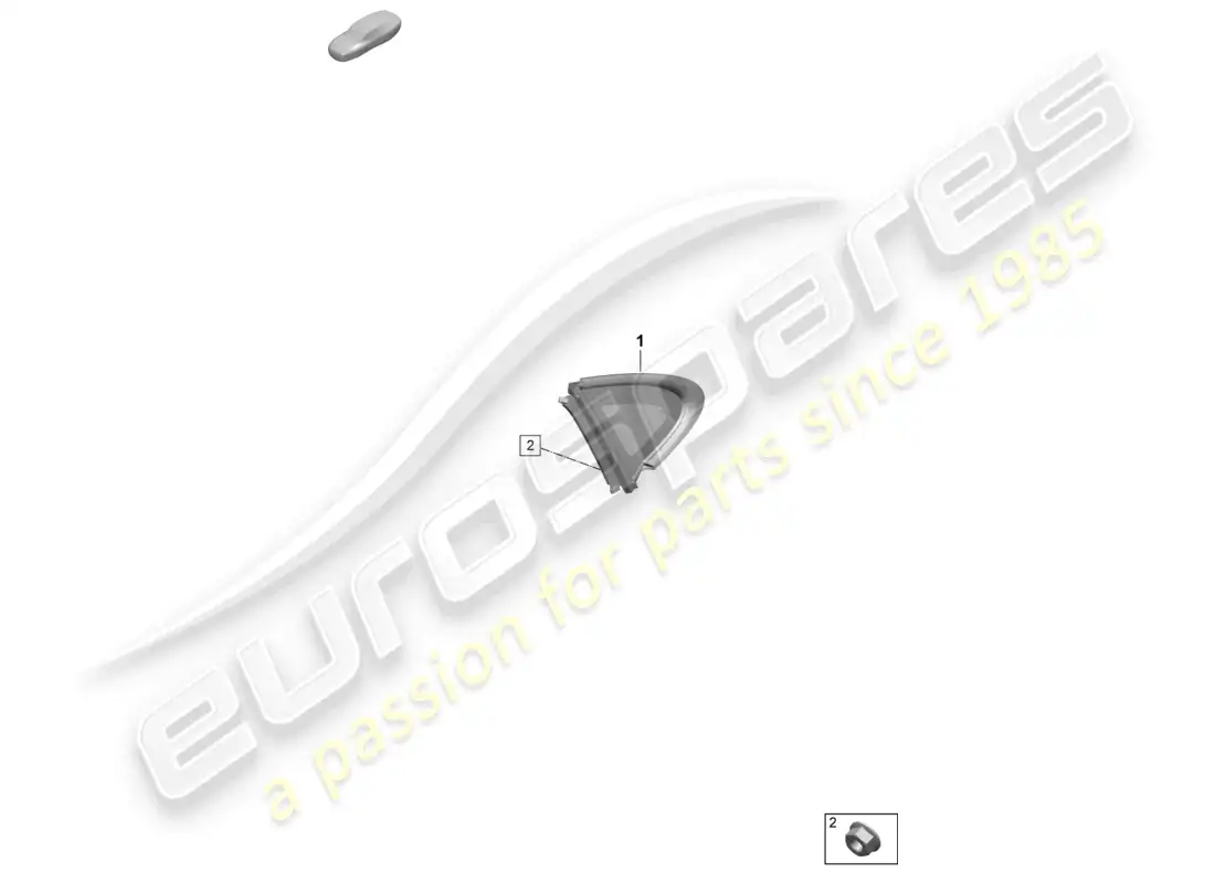 porsche 2025 (taycan 9j1-2) ventana lateral diagrama de piezas