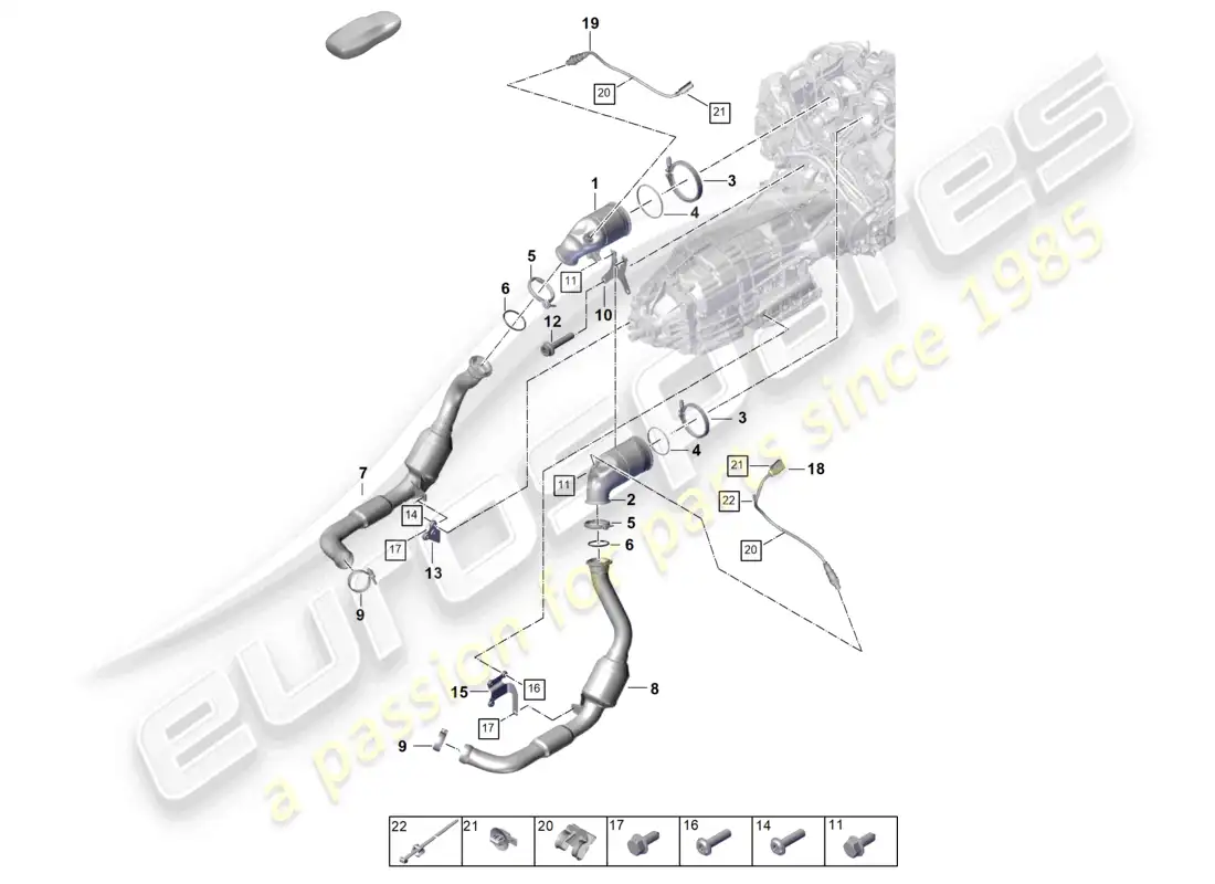 diagrama de pieza que contiene el número de pieza 9a797183000