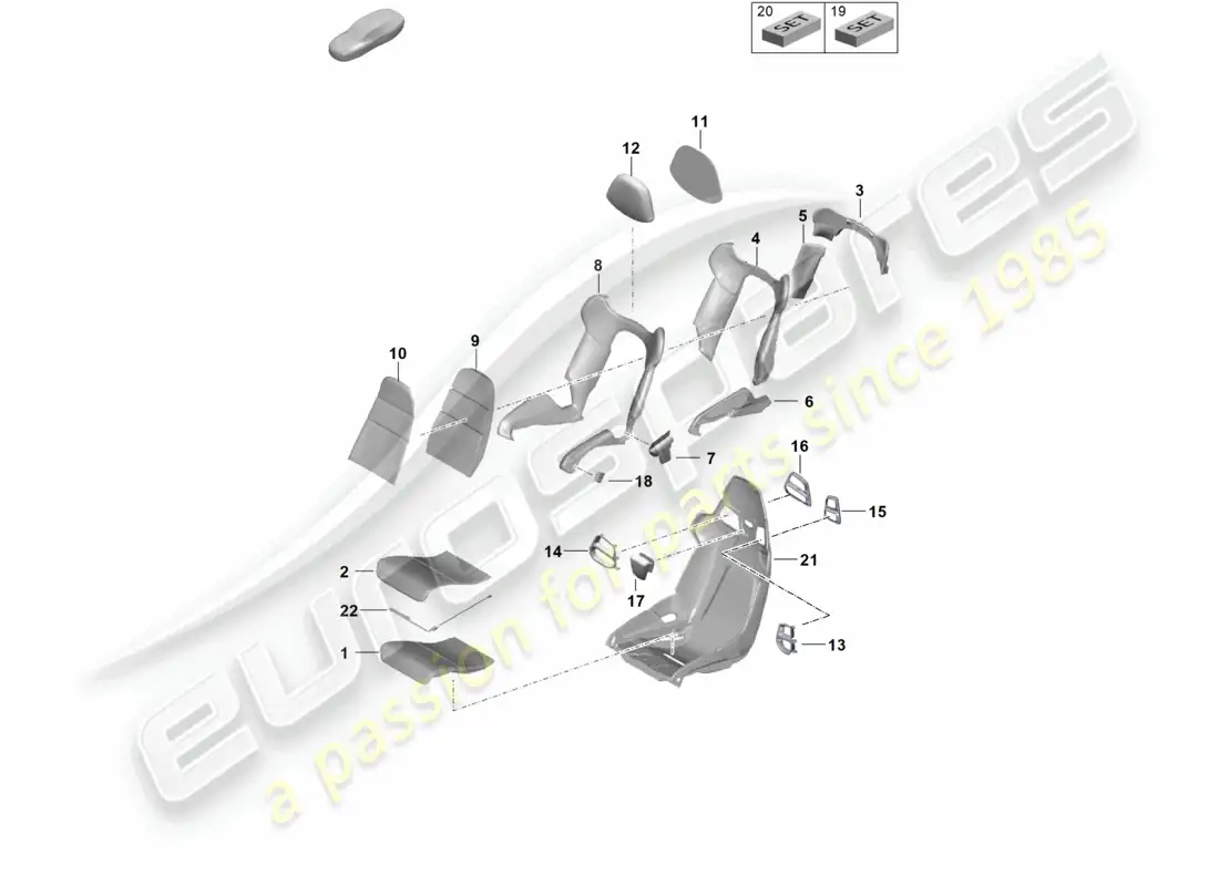 diagrama de pieza que contiene el número de pieza 9p1882841 8yr