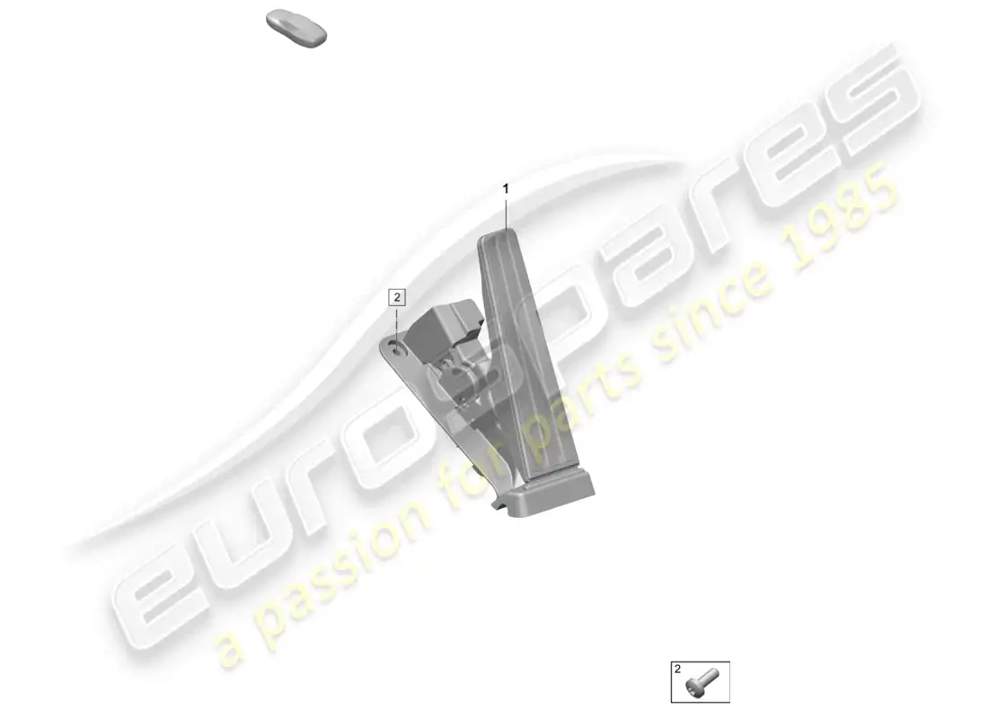 porsche 2026 (taycan 9j1-2) pedal acelerador diagrama de piezas
