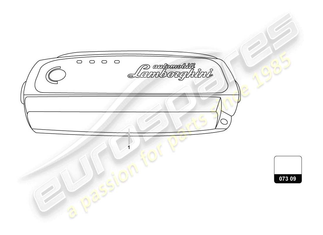 lamborghini urus (accessories) diagrama de piezas del cargador de batería