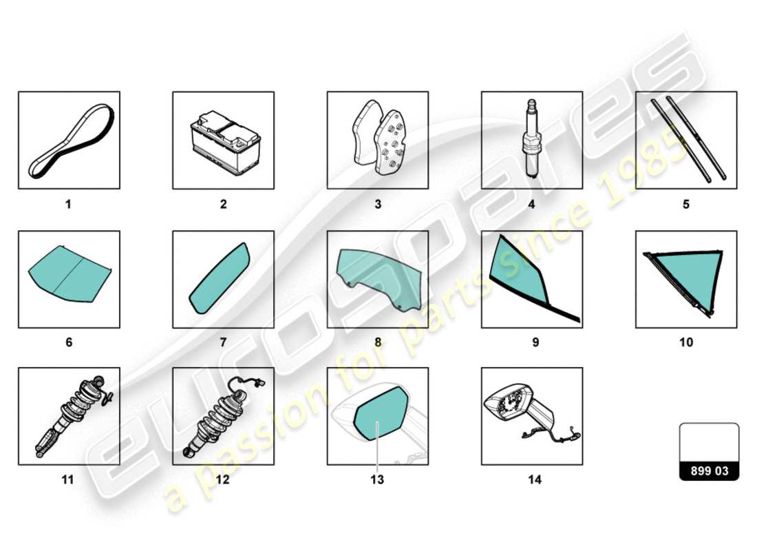 lamborghini lp610-4 coupe (2018) para pick diagrama de piezas