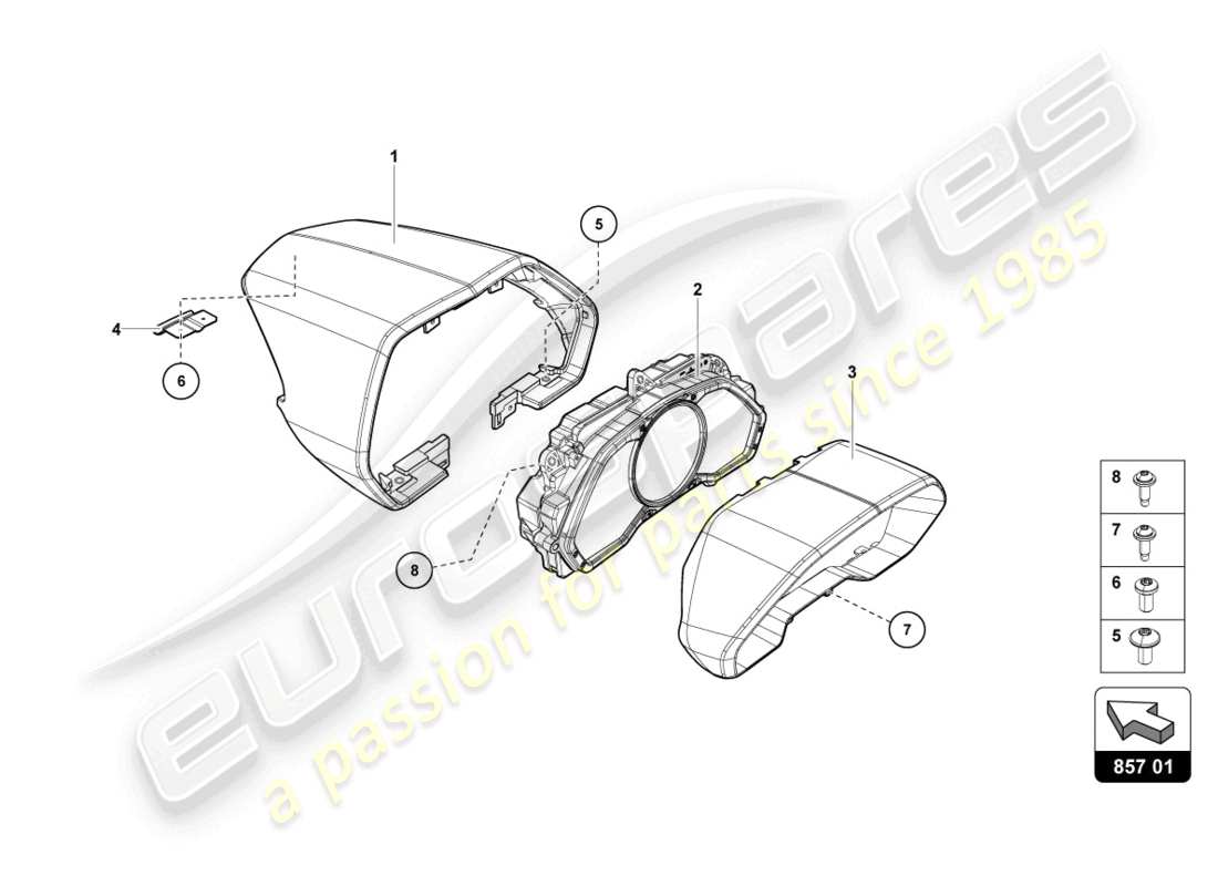 lamborghini 2014 (lp720-4 roadster 50) diagrama de piezas combi