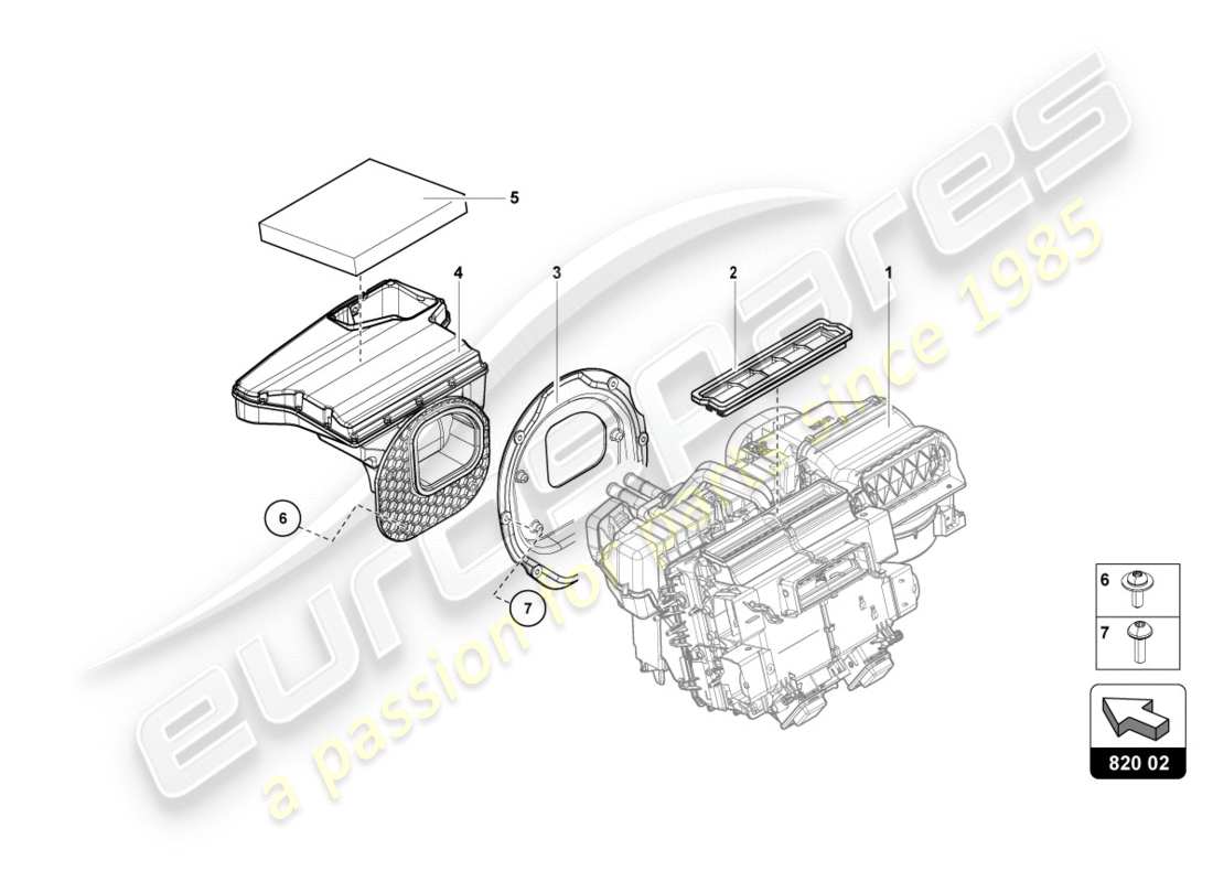 lamborghini lp700-4 coupe (2012) aire acondicionado diagrama de piezas