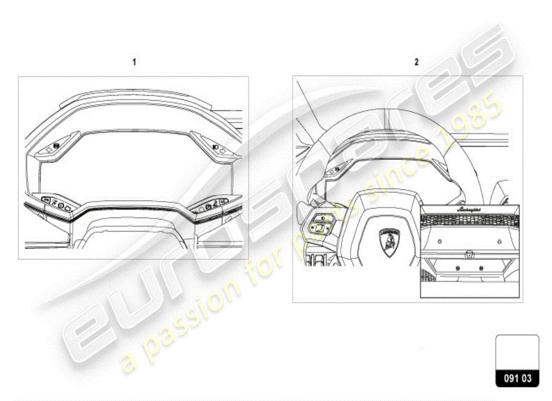 lamborghini huracan lp610-4 avio (accessories) kit de retrofit para navegación dinámica diagrama de piezas