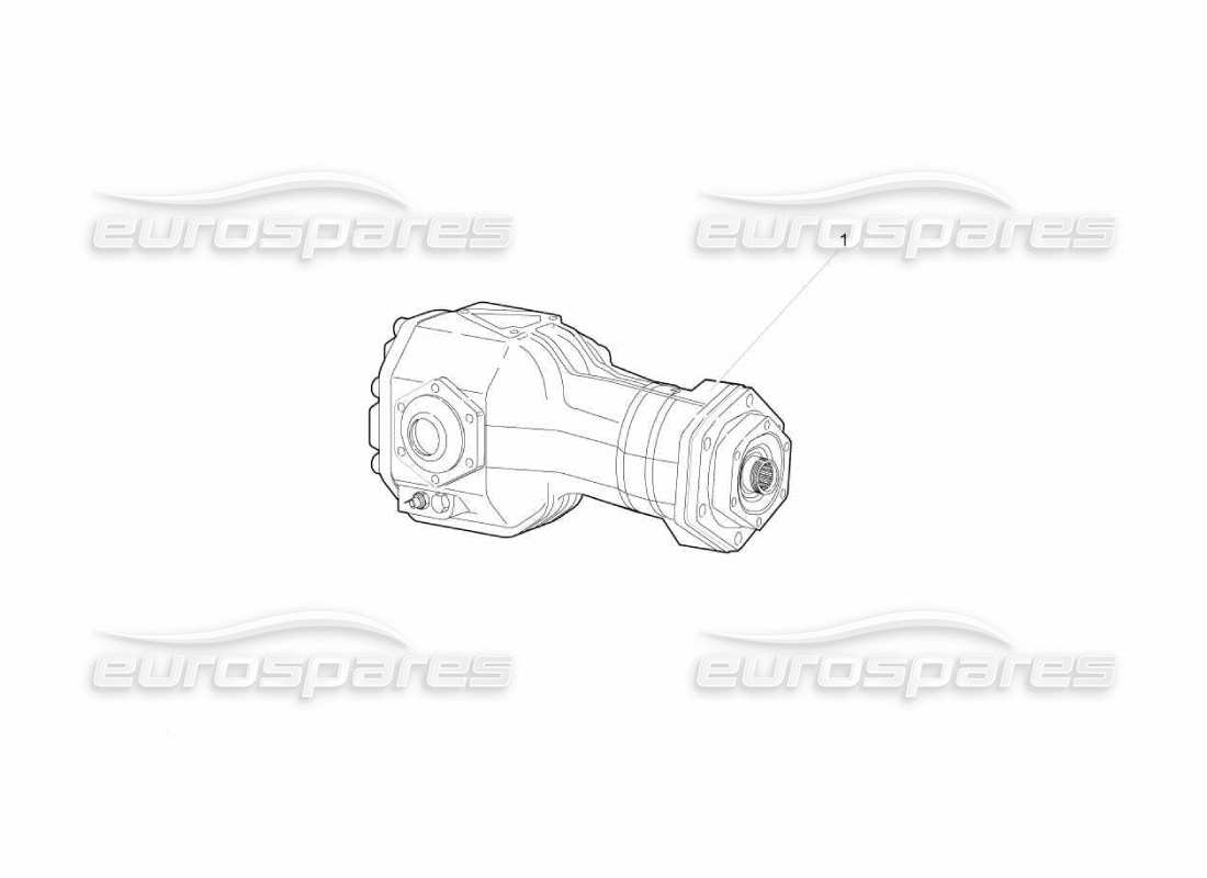 lamborghini murcielago lp670 diagrama de piezas del conjunto del diferencial delantero