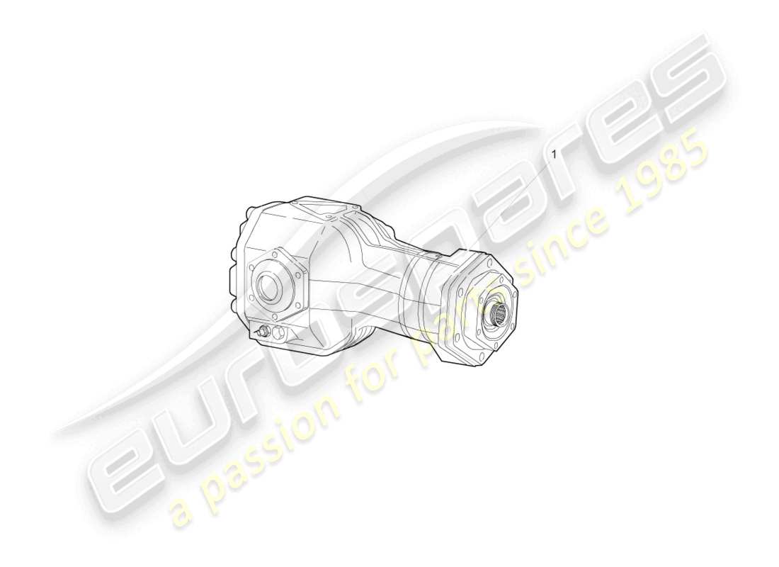 lamborghini murcielago coupe (2003) diagrama de pieza del diferencial delantero