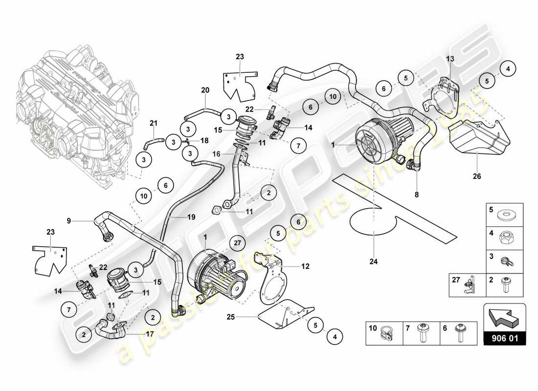 diagrama de pieza que contiene el número de pieza 470131611c