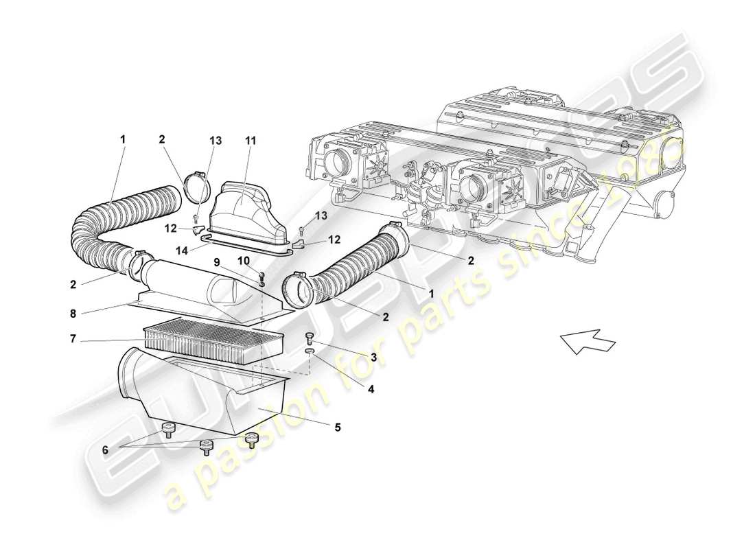 diagrama de pieza que contiene el número de pieza 07m129627