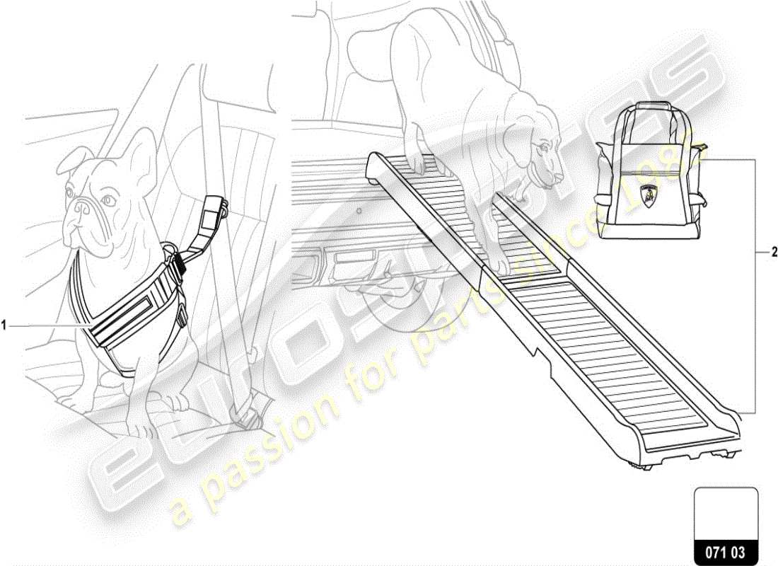 lamborghini urus (accessories) cinturones de seguridad en el compartimiento de pasajeros diagrama de piezas