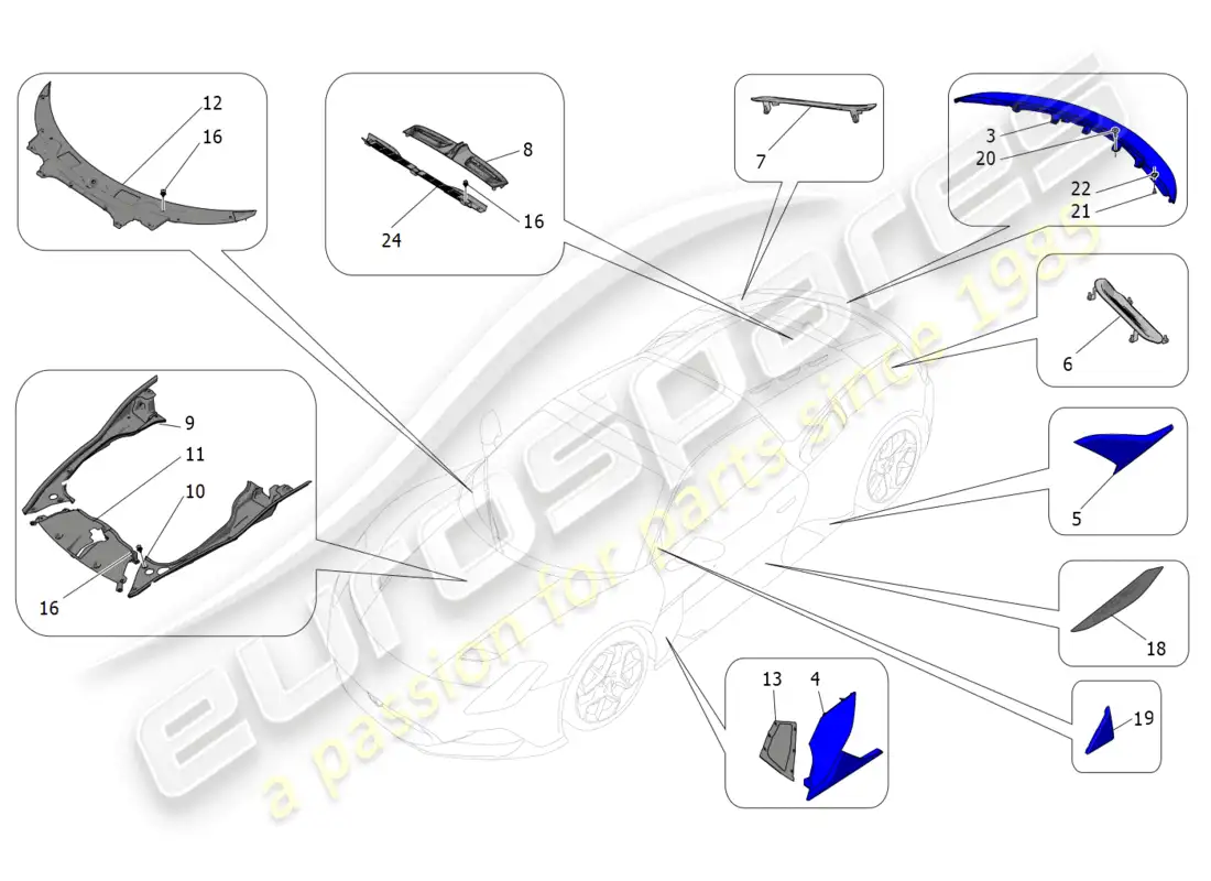 diagrama de pieza que contiene el número de pieza 670173150