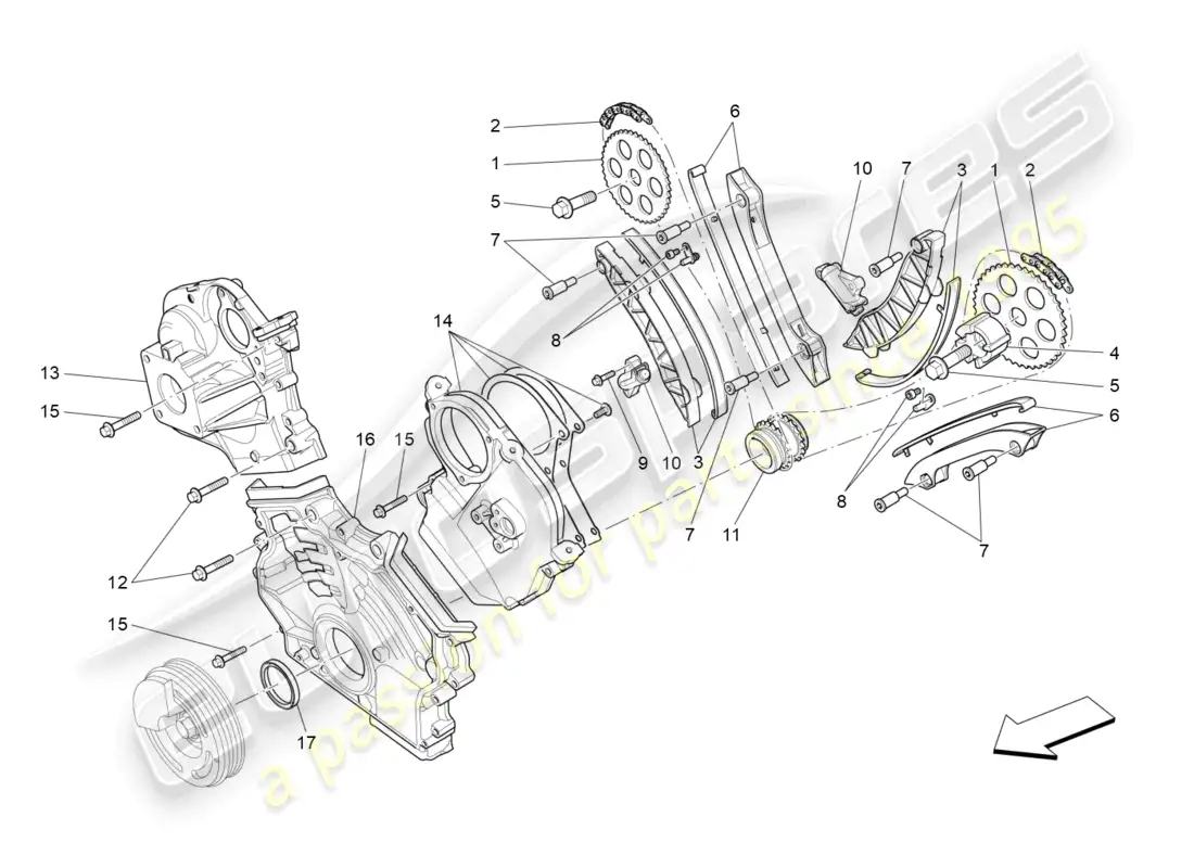 maserati levante (2018) momento diagrama de piezas