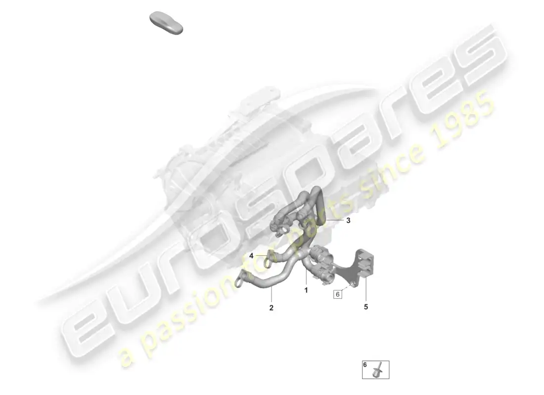 porsche 2022 (taycan 9j1-1) refrigeración de la transmisión eje trasero diagrama de piezas