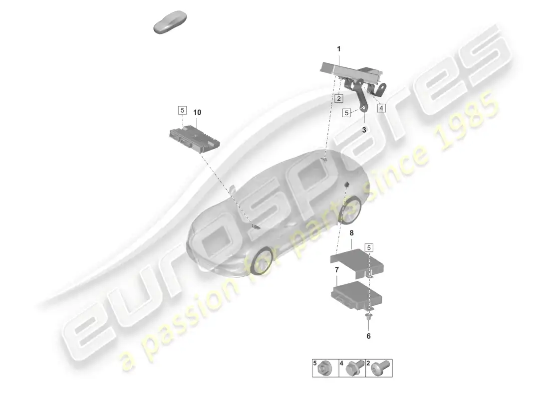 porsche 2020 (taycan 9j1-1) unidades de control unidad de control para accionamiento eléctrico unidad de control unidad de control para bloqueos diferenciales unidad de control para pasarela diagrama de piezas