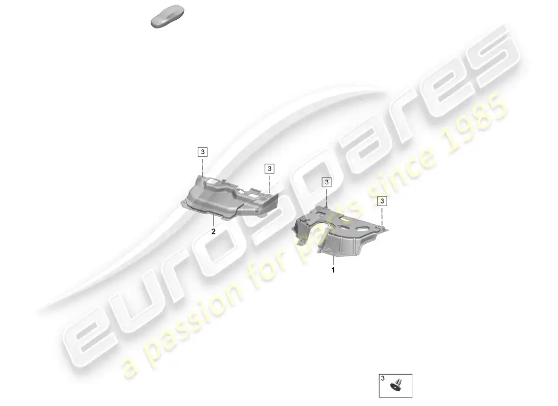 porsche 2025 (taycan 9j1-2) placa de aislamiento acústico zona de los pies diagrama de piezas