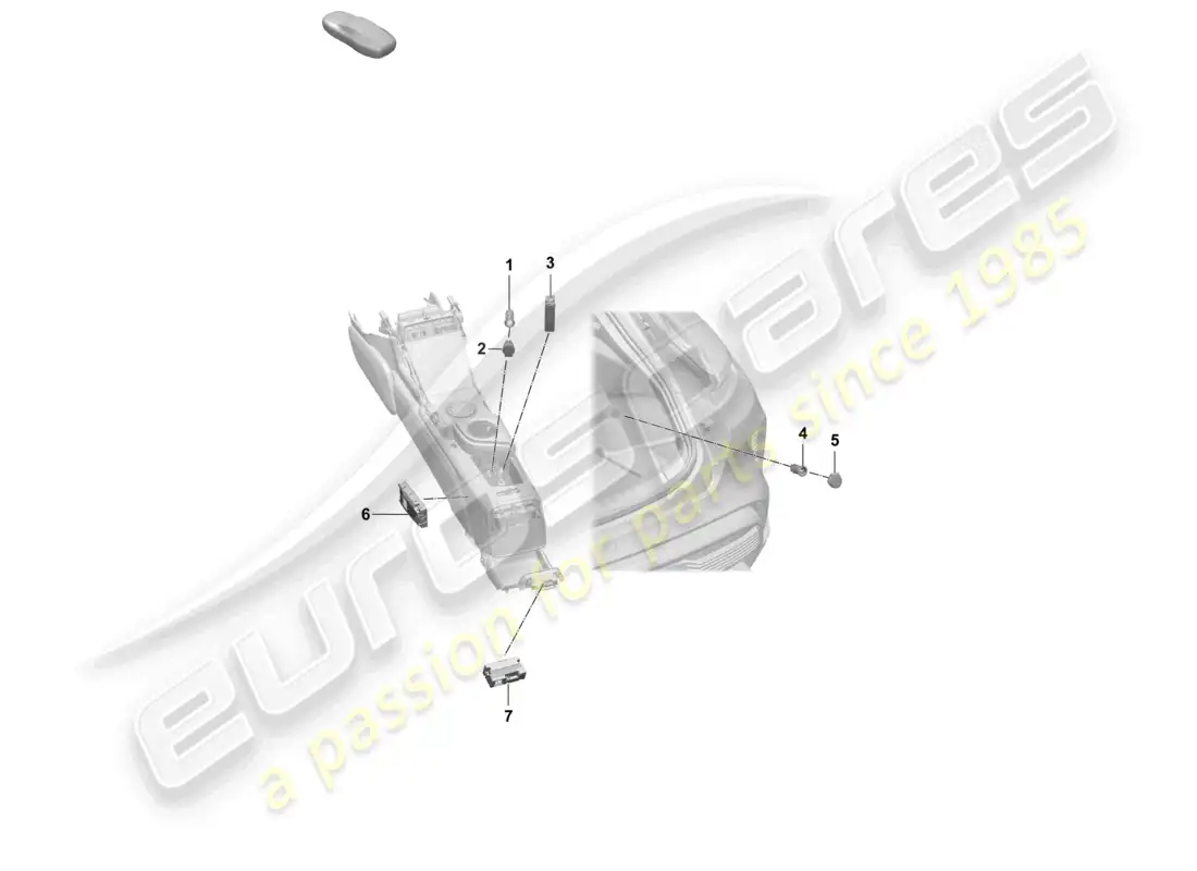 porsche 2026 (taycan 9j1-2) zócalo de interfaz multimedia diagrama de piezas