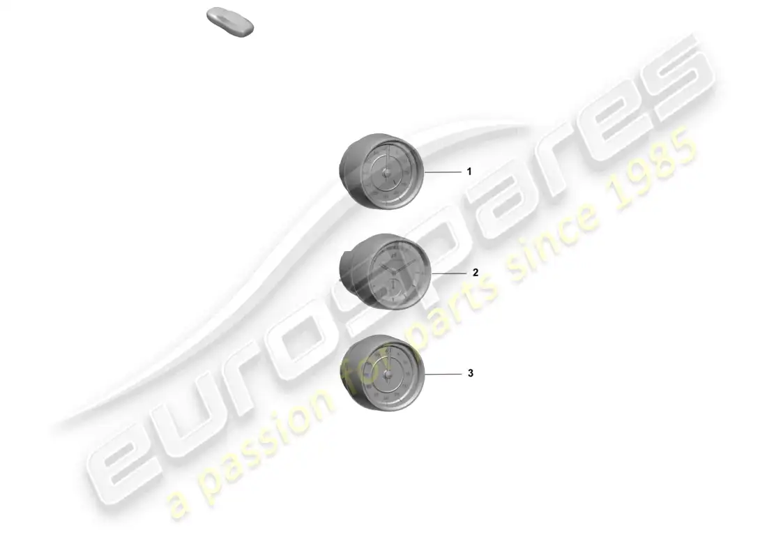 porsche 2025 (taycan 9j1-2) instrumentos adicionales diagrama de piezas