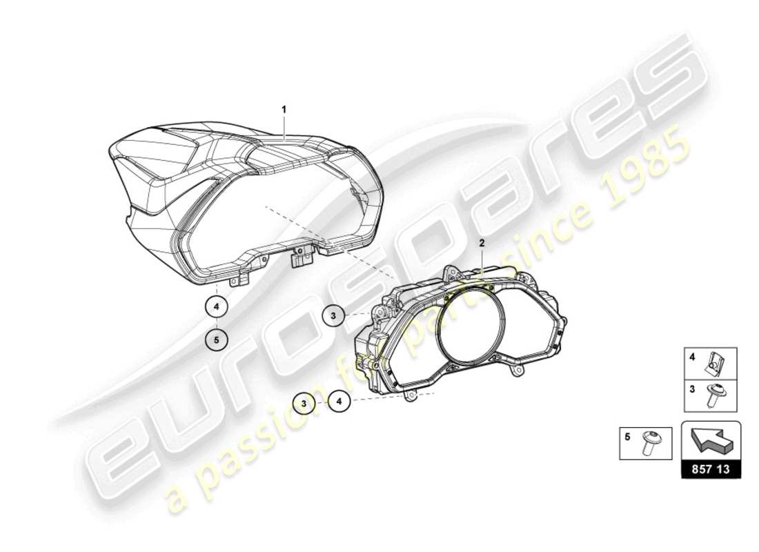 lamborghini sian (2021) combi diagrama de piezas