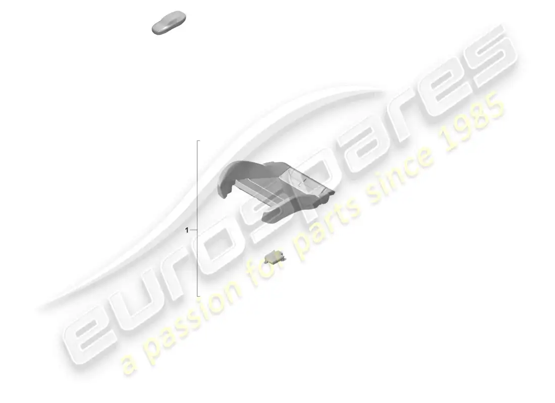 porsche 2020 (taycan 9j1-1) juego de reparación para sensor de asiento ocupado (lado del pasajero) solo para: ee. uu. canadá diagrama de piezas