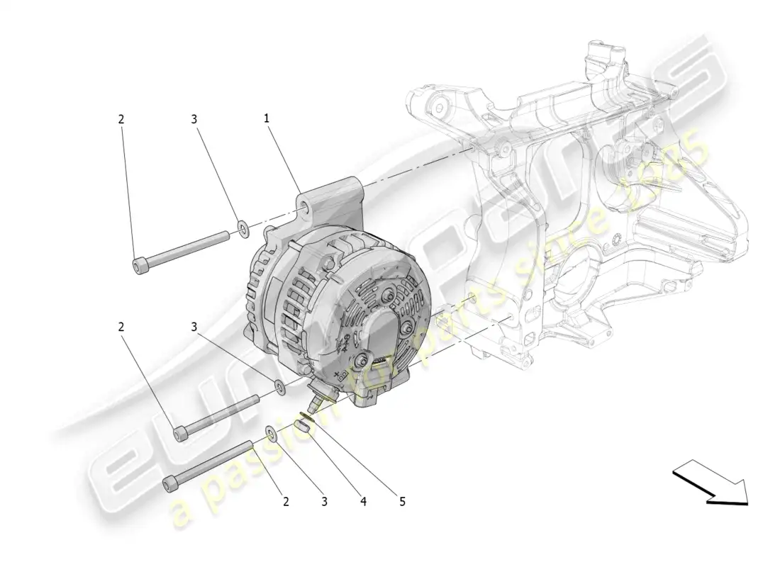 maserati grecale trofeo (2023) energy generation and accumulation diagrama de piezas
