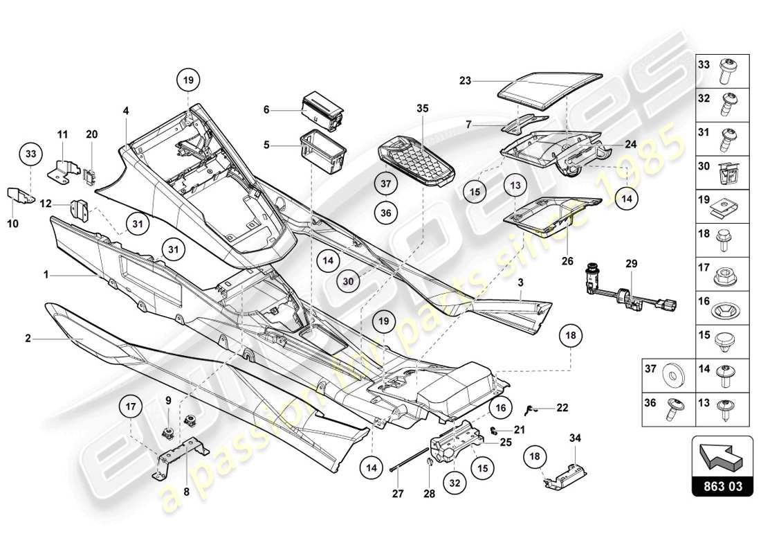 diagrama de pieza que contiene el número de pieza 4d0857949a