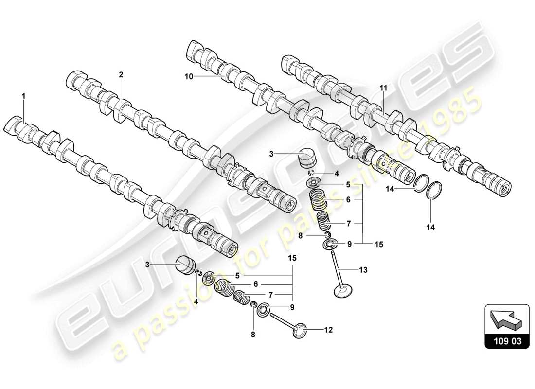 diagrama de pieza que contiene el número de pieza 07m109611e