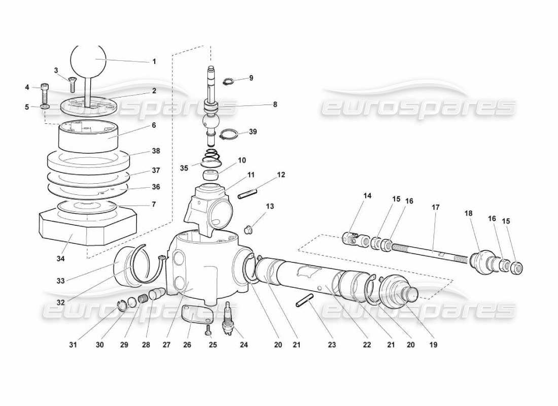 diagrama de pieza que contiene el número de pieza n124101