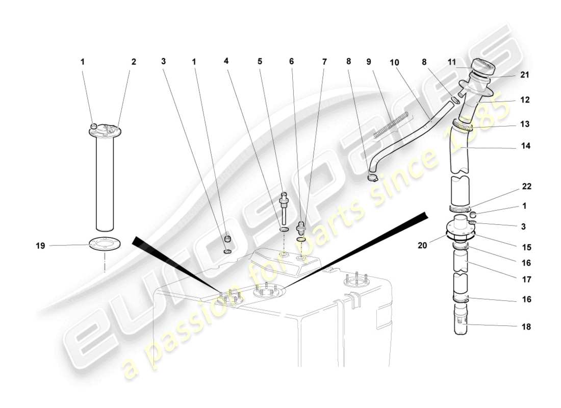 diagrama de pieza que contiene el número de pieza 0062007567