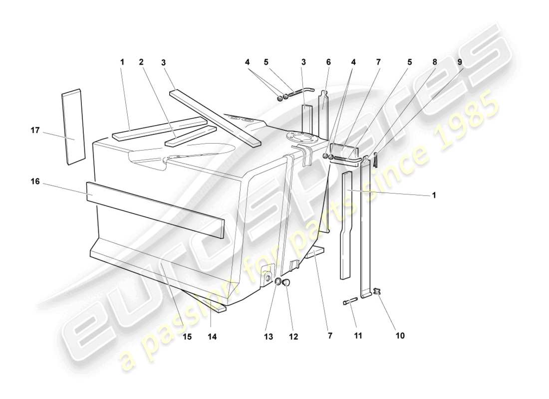 diagrama de pieza que contiene el número de pieza 410201075e