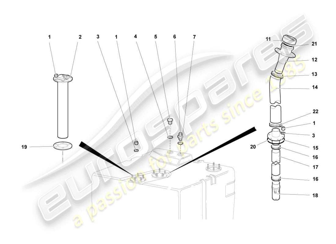 diagrama de pieza que contiene el número de pieza 0062008046