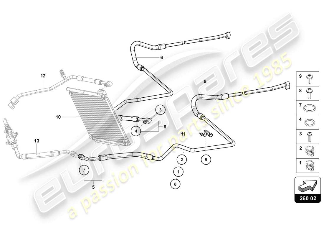 diagrama de pieza que contiene el número de pieza 470260705d