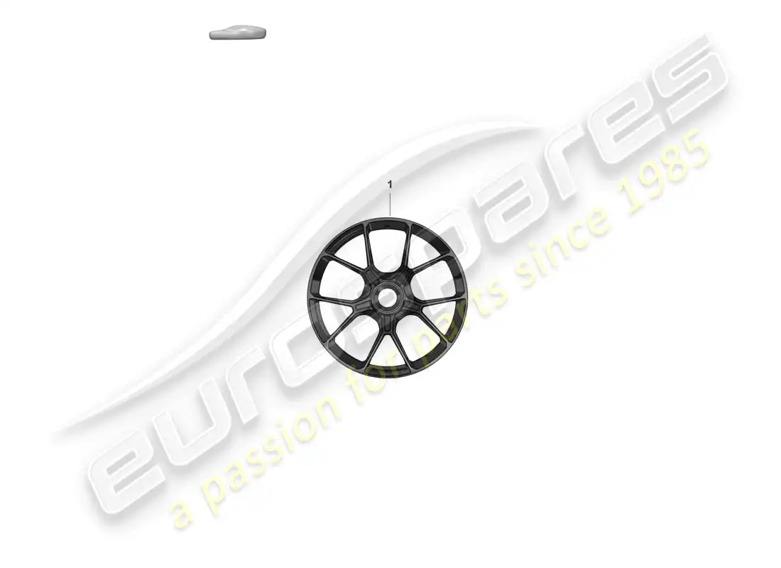 porsche 2022 (992-1 gt3/rs/st) diagrama de piezas de llanta de aleación para neumáticos de invierno
