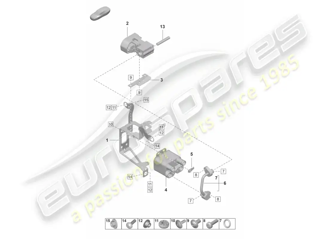 porsche 2020 (taycan 9j1-1) aire acondicionado piezas individuales para vehículos con intercambiador de calor 2nd y válvula de expansión diagrama de piezas