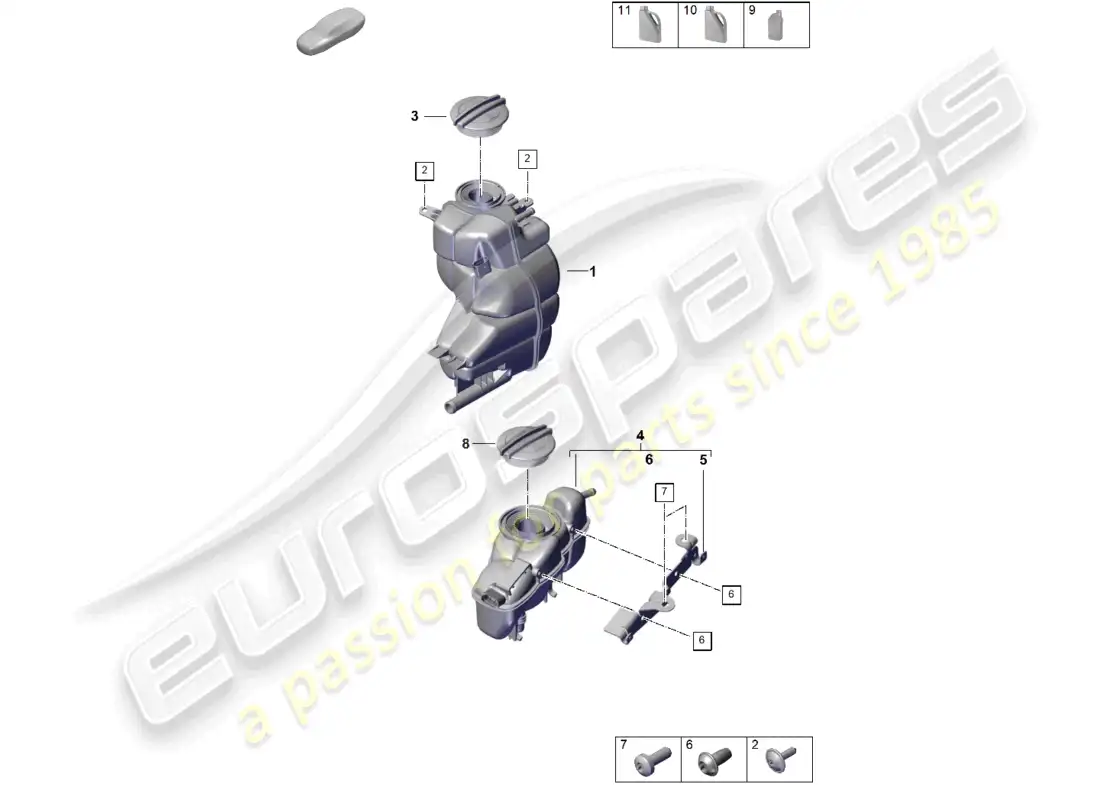 diagrama de pieza que contiene el número de pieza n 91188301