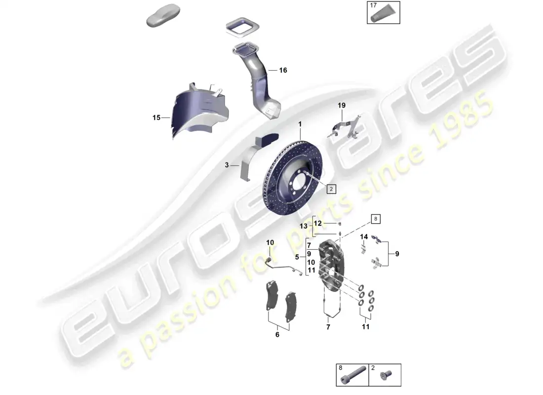 diagrama de pieza que contiene el número de pieza 9gt907637