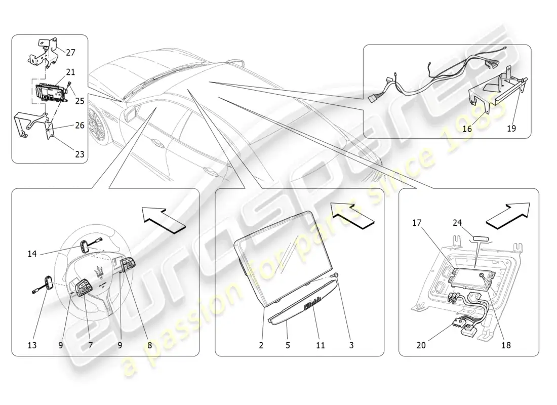 diagrama de pieza que contiene el número de pieza 670099783