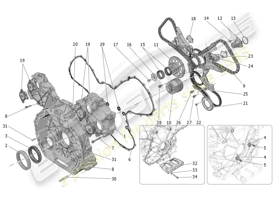 maserati mc20 cielo (2023) momento diagrama de piezas