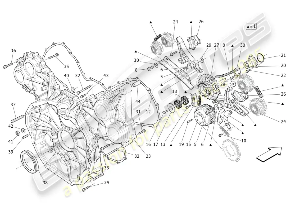 maserati levante modena s (2022) momento diagrama de piezas