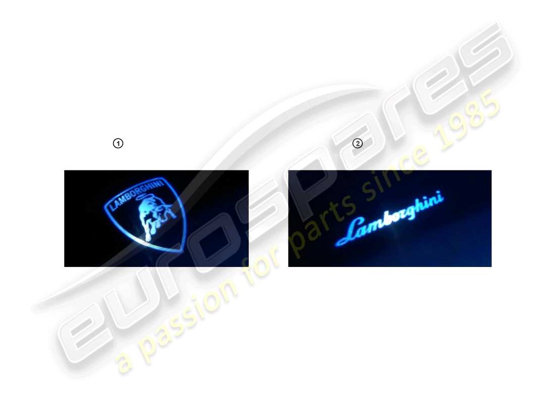 lamborghini huracan lp610-4 coupe (accessories) diagrama de piezas del kit de renovación