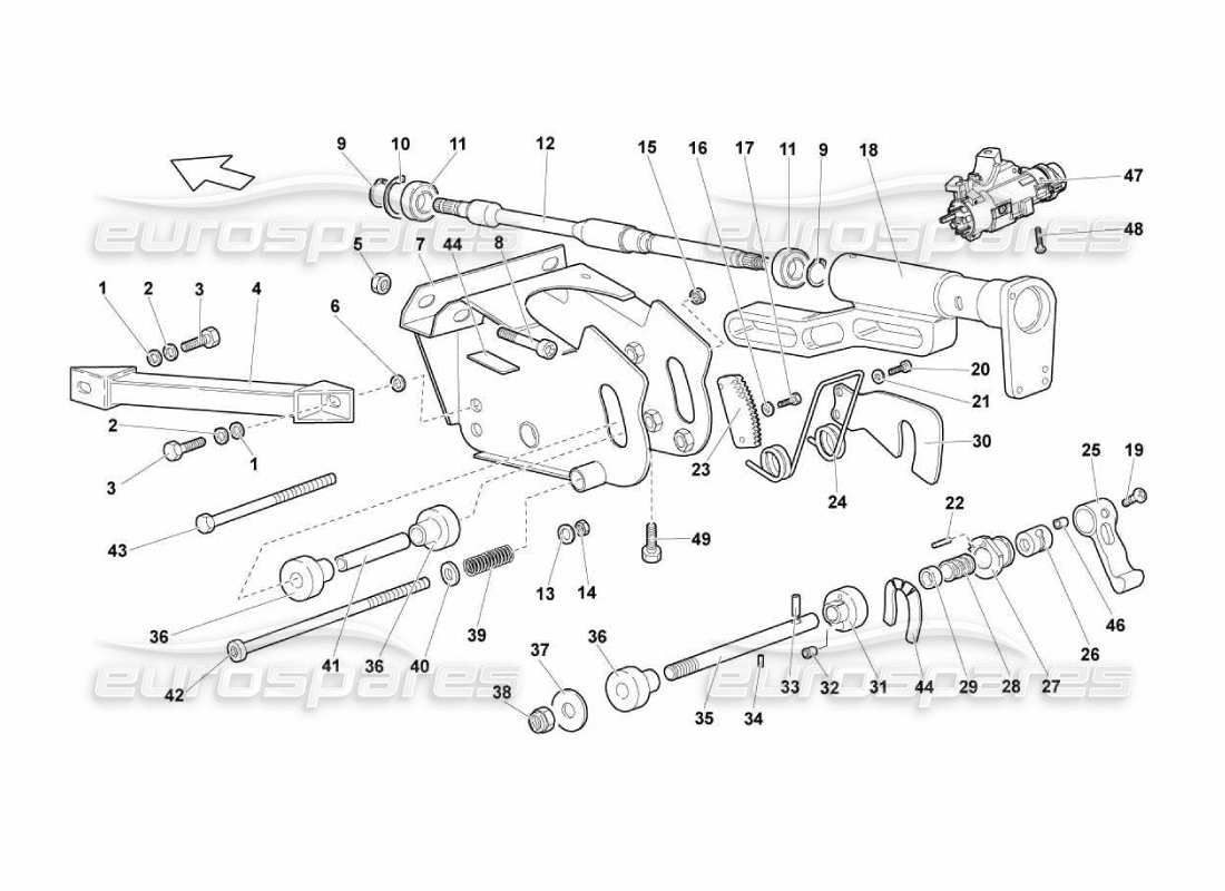 diagrama de pieza que contiene el número de pieza n1037511