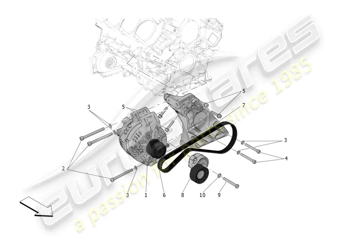 maserati mc20 (2023) energy generation and accumulation diagrama de piezas