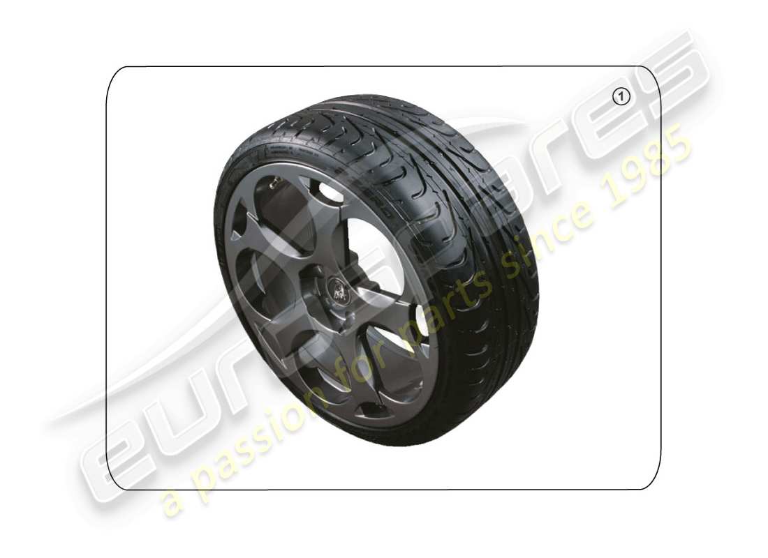 lamborghini huracan lp580-2 coupe (accessories) diagrama de piezas de neumáticos