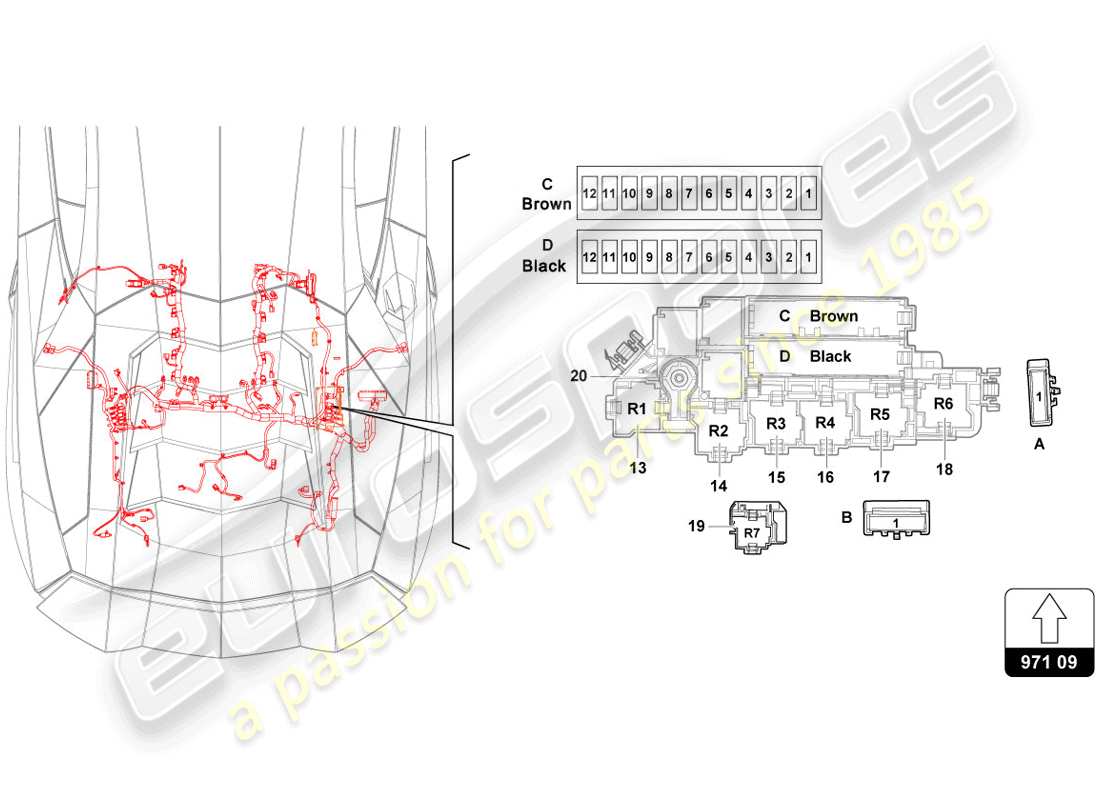 lamborghini lp720-4 coupe 50 (2014) fusibles diagrama de piezas