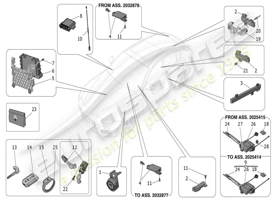 diagrama de pieza que contiene el número de pieza 670279598