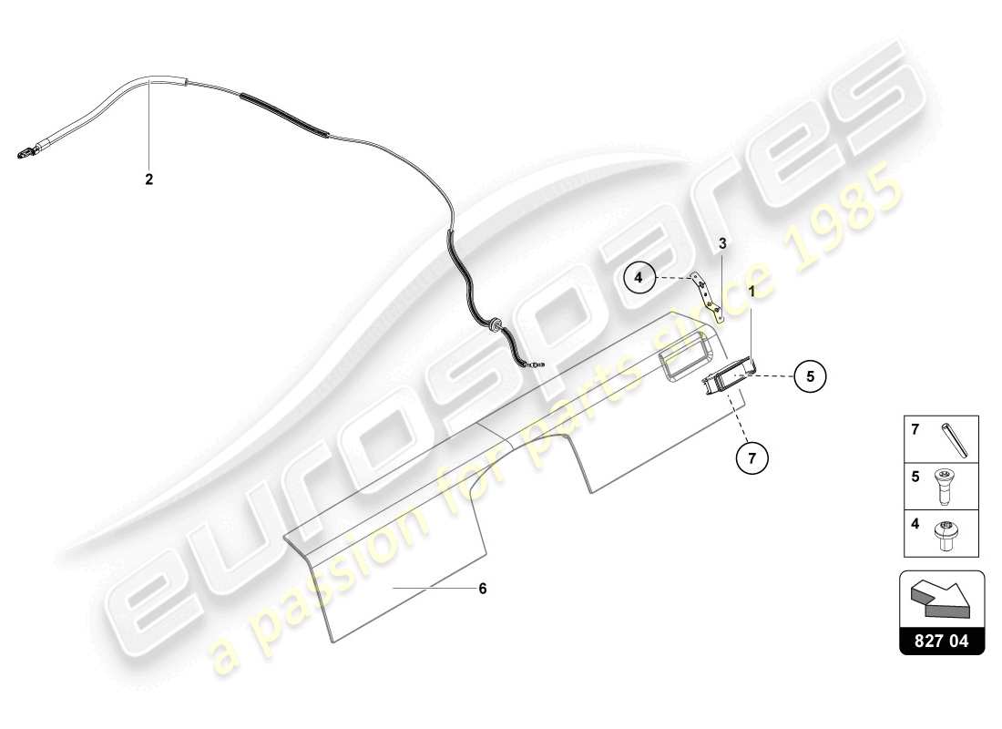 diagrama de pieza que contiene el número de pieza n0133481